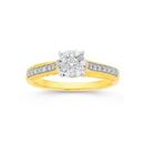 9ct-Gold-Diamond-Cluster-Ring Sale