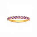 9ct-Gold-Amethyst-Fine-Band Sale