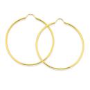 9ct-Gold-15x40mm-Polished-Hoop-Earrings Sale