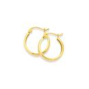9ct-Gold-12mm-Flat-Hoop-Earrings Sale