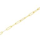 9ct-Gold-19cm-Flat-Paperclip-Bracelet Sale