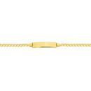 9ct-Gold-19cm-Solid-Curb-Identity-Bracelet Sale
