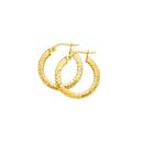 9ct-Gold-15mm-Square-Tube-Hoop-Earrings Sale