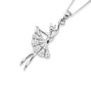 Silver-CZ-Pave-Ballerina-Pendant Sale