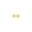 9ct-Gold-CZ-Flower-Stud-Earrings Sale