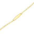 9ct-Gold-15cm-Hollow-Belcher-ID-Bracelet Sale