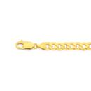 9ct-Gold-21cm-Solid-Curb-Gents-Bracelet Sale