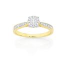 9ct-Gold-Diamond-Engagement-Ring Sale