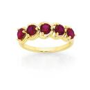 9ct-Gold-Created-Ruby Sale