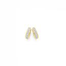 9ct-Gold-Diamond-Huggie-Earrings Sale