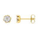 9ct-Two-Tone-Gold-Diamond-6-Claw-Stud-Earrings Sale