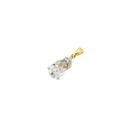 9ct-Gold-Green-Amethyst-Diamond-Pendant Sale