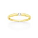 9ct-Gold-Cubic-Zirconia-Band Sale