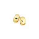 9ct-Gold-on-Silver-Polished-Wide-Huggie-Earrings Sale