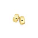 9ct-Gold-on-Silver-Polished-Wide-Huggie-Earrings Sale