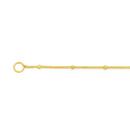9ct-Gold-45cm-Beaded-Solid-Curb-Chain Sale