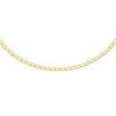 9ct-Gold-45cm-Diamond-Cut-Oval-Curb-Chain Sale