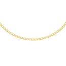 9ct-Gold-45cm-Diamond-cut-Oval-Curb-Chain Sale