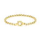9ct-Gold-19cm-Hollow-Belcher-Bolt-Ring-Bracelet Sale