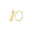 9ct-Gold-19mm-Half-Round-Oval-Hoop-Earrings Sale