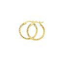 9ct-Gold-15mm-Diamond-Cut-Hoop-Earrings Sale