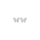 Sterling-Silver-Pave-Cubic-Zirconia-Butterfly-Stud-Earrings Sale