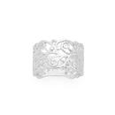 Silver-Wide-Swirl-Filigree-Ring Sale