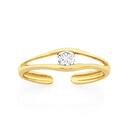 9ct-Gold-CZ-Toe-Ring Sale