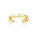 9ct-Gold-Open-Leaf-Wreath-Toe-Ring Sale