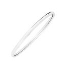 Silver-3x50mm-Solid-Half-Round-Bangle Sale