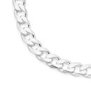 Sterling-Silver-55cm-Flat-Dia-Cut-Curb-Gents-Chain Sale