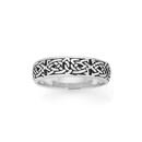 Sterling-Silver-Oxidised-Celtic-Plait-Gents-Ring Sale