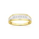 9ct-Gold-Diamond-Channel-Set-Flat-Top-Gents-Ring Sale