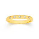 9ct-Gold-Diamond-Hammer-Set-Band Sale