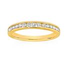 9ct-Gold-Diamond-Band Sale