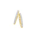 9ct-Gold-Diamond-Large-Huggie-Earrings Sale