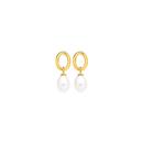 9ct-Gold-Cultured-Fresh-Water-Pearl-Drop-Stud-Earrings Sale