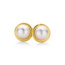 9ct-Gold-Cultured-Freshwater-Pearl-Stud-Earrings Sale