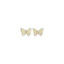 9ct-Two-Tone-Gold-Filigree-Butterfly-Stud-Earrings Sale