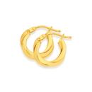 9ct-Gold-2x8mm-Twist-Hoop-Earrings Sale