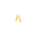 9ct-Gold-10mm-Faceted-Huggie-Earrings Sale