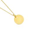 9ct-Gold-20mm-Round-Disc-Pendant Sale