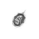 Silver-Oxidised-St-Christopher-Medal Sale