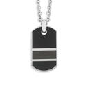 MY-Stainless-Steel-Black-Carbon-Dogtag-Gents-Pendant Sale