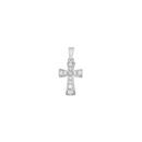 Sterling-Silver-Cubic-Zirconia-Fancy-Cross-Pendant Sale