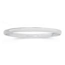 Silver-5mm-62mm-Oval-Comfort-Fit-Bangle Sale