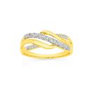 9ct-Gold-Diamond-Crossover-Ring Sale