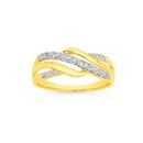 9ct-Gold-Diamond-Crossover-Ring Sale