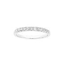 9ct-White-Gold-Diamond-Claw-Set-Band Sale