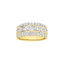 Alora-10ct-Gold-Lab-Grown-Diamond-Three-Row-Band Sale